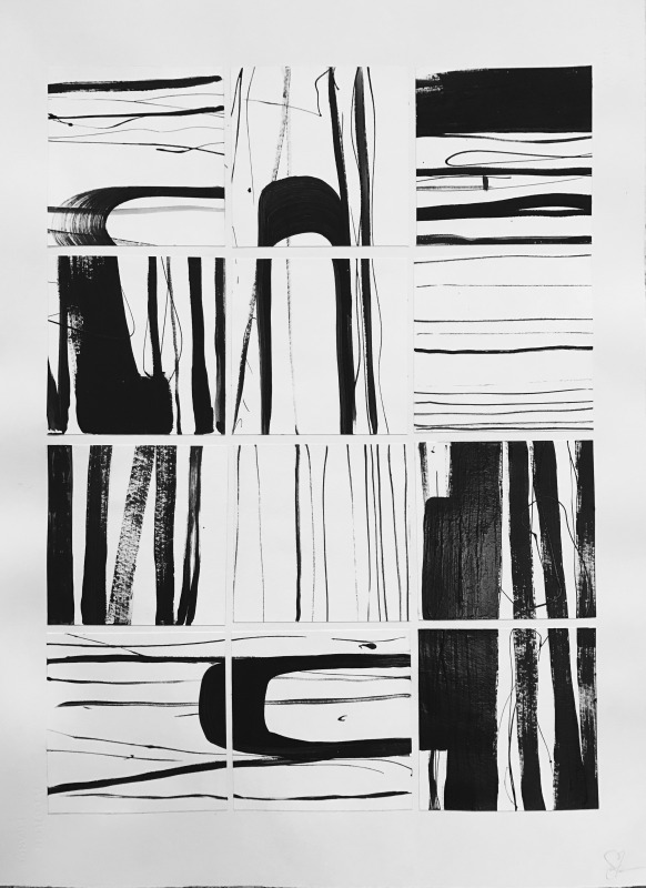 Black and White Collage No. 9